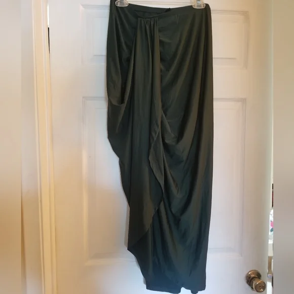 Shein Green Skirt Size L - Picture 2 of 7
